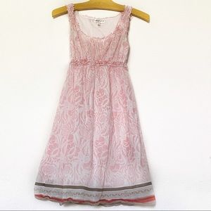 MAX STUDIO SPECIALTY PRODUCT Pink Pattern Dress